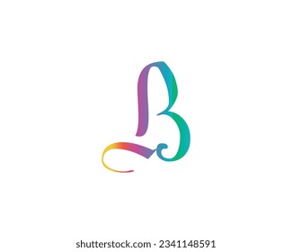 B Letter Logo creative design vector element