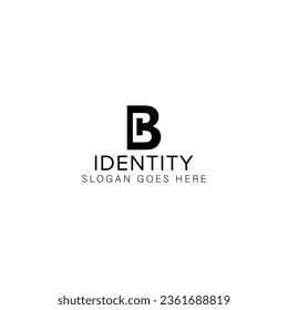 B letter logo creative design with vector graphic, B simple and modern logo.