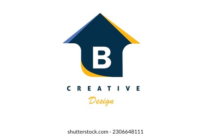 B letter logo design 02
