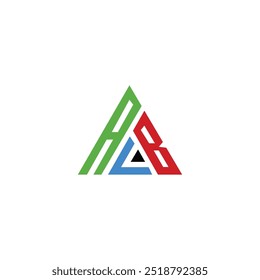 Logo-Design mit Buchstaben A und B

