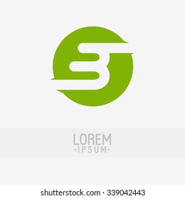 B letter logo design