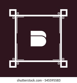  B letter logo design