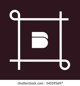  B letter logo design