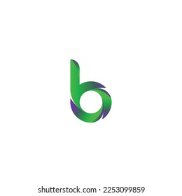 b letter logo design, abstract logo design