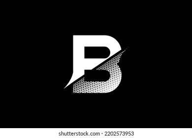 B letter logo. B letter design with black background. This is gold letter logo. Use stylist fashion logo. Decorative design.