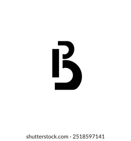 B letter logo design concept