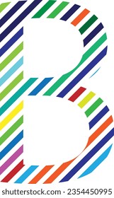 elemento de diseño de logotipo de letra B 