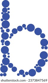 b letter logo design element