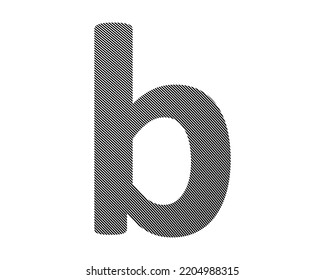 b letter logo design elements