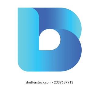 B letter logo design elements