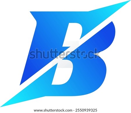 B Letter Logo Design Illustrations