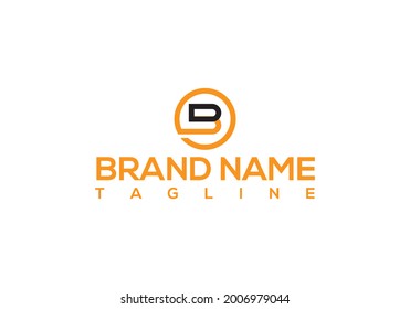 B letter logo design. B minimalist logo design and vector template