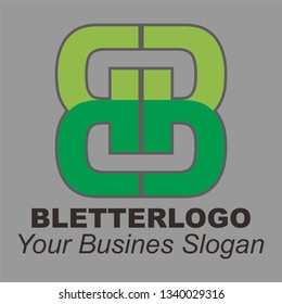 
B Letter Logo Design. Modern B Icon With Creative and Beautiful Monogram Design Vector Illustration. - Vector 