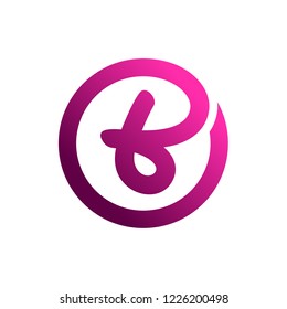 B Letter Logo Design Template