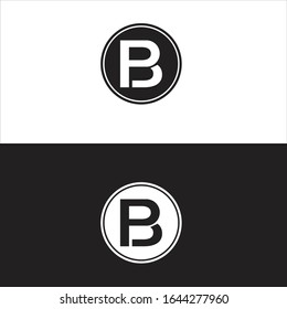 Plantilla de diseño de logotipo de letra B