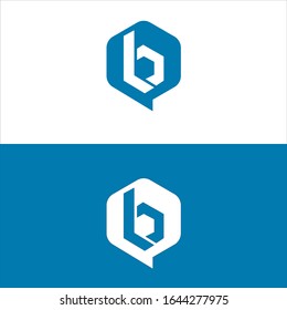 B letter logo design Template