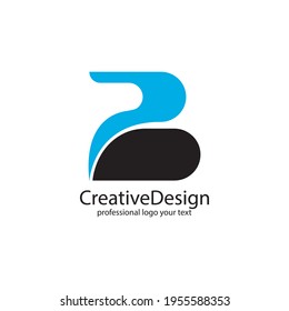B letter logo design template vector icon
