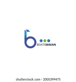 Plantilla de diseño de logotipo de letra B 
