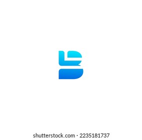 Elementos de plantilla de diseño de logotipo de letras B. Logo de la letra digital abstracta moderna. Ilustración vectorial.