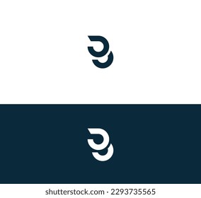 B Buchstaben Logo Design Template Elemente. Modernes abstraktes Logo für digitale Buchstaben. Vektorgrafik. Neues Modern-Logo.