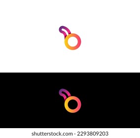 B letter logo design template elements. Modern abstract digital alphabet letter logo. Vector illustration. New Modern logo. 3D Colorful B letter logo.