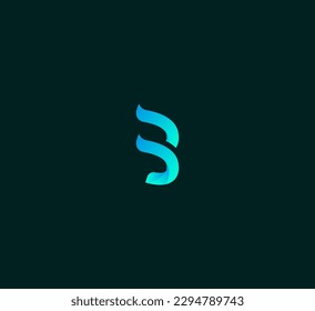 B letter logo design template elements. Modern abstract digital alphabet letter logo. Vector illustration. New Modern logo. 3D Colorful B letter logo.