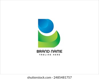 Plantilla de diseño de logotipo de letra B 