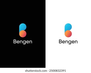 B Letter Logo Design Template