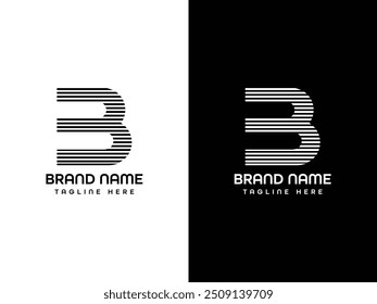 B letter Logo Design Template