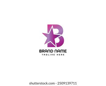 B letter Logo Design Template