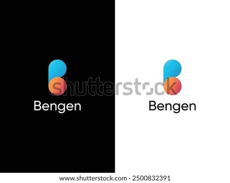 B Letter Logo Design Template