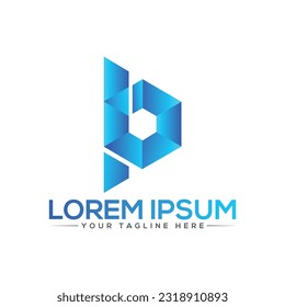 Diseño del logotipo de la letra B