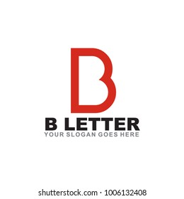 B letter logo design vector template