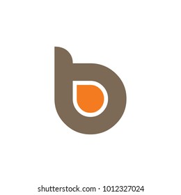 B letter logo design vector icon template