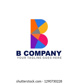 B letter logo design vector template