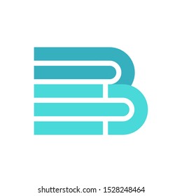 B Letter Logo Design Vector