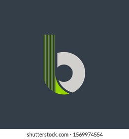 B letter logo design vector template