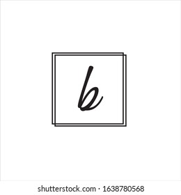 B letter logo design with vector on black color background.B letter design for business logo .B