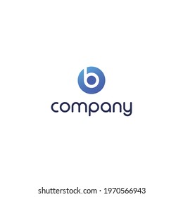 B Letter Logo Design Vector