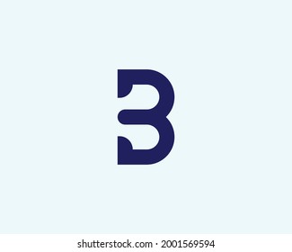 B letter logo design vector template