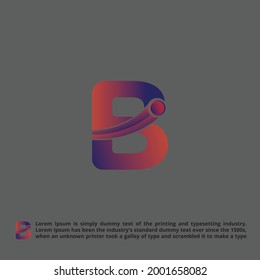 B Letter Logo Design vector Template