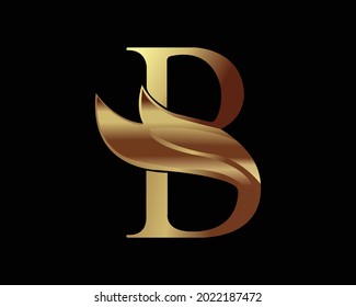 B Letter Logo Design Vectorvorlage.
