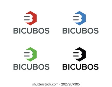 B Letter logo Design Vector Illustration Modern Monogram Icon