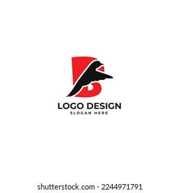 B letter Logo Design Vector Illustration