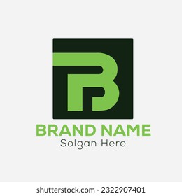 Archivo vector de diseño de logotipo de letra B 