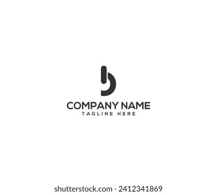 b letter logo design vector
