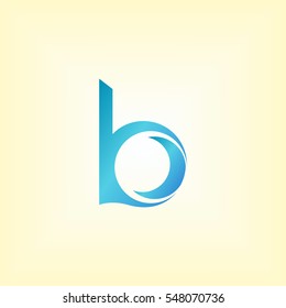 B  Letter logo design vector element