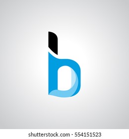 B Letter logo design vector element
