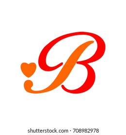 B letter logo design vector