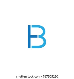 B Letter Logo Design Vector